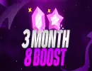 8 Boosts | 3 Months
