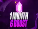 6 Boosts | 1 Month