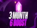 6 Boosts | 3 Months