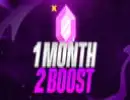 2 Boosts | 1 Month